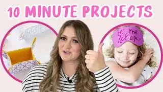 5 EASY Sewing Projects to Make in UNDER 10 MINUTES