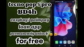 Tecno pop 5 pro BD4H MDM  bypass solution working 100%