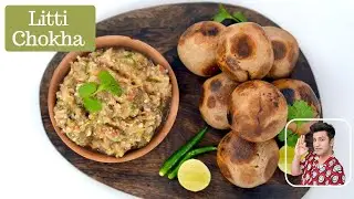 Authentic LITTI CHOKHA -The Ultimate UP-Bihar Recipe! Make Litti Chokha in Pressure Cooker | Kuna...