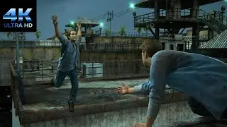 Uncharted 4  -:  Mission -: Infornel Place Gameplay ( Story Mission. )  ( 4K ULTRA HD )