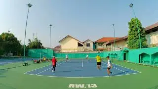 It Feels Like a Real Match 😂🎾: Yudho-Rio vs Hady-Dhimas