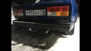Насадка глушителя с нержавейки от спорта на 2107