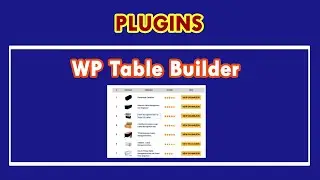 WP Table Builder Plugin Setup in Bangla