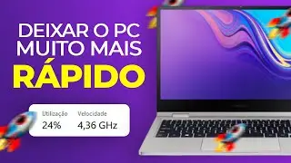 COMO DEIXAR o PC MAIS RÁPIDO(Aumentar a velocidade do processador) MUITA PERFORMANCE no WINDOWS 🚀