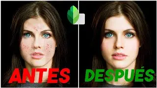 Como QUITAR GRANOS de una FOTO? (Limpiar Piel)