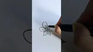 #Art #drawing #fun #doodle ##trending ##beautiful ##modern #flowers #howtodraw ##easy #learning