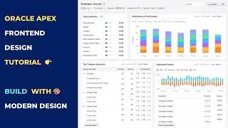 Oracle APEX Frontend Design Tutorial | Improve Page Design Step-by-Step