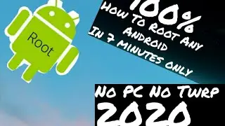 How To Root Any Android Phone In Just 7 Minutes Only 2020 | No PC No TWRP | The Easiest Method Ever!