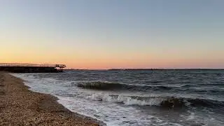 Laurence Harbor, NJ, sunset (40 min) #njbeaches #njzen #asmrocean #njshore #njparks