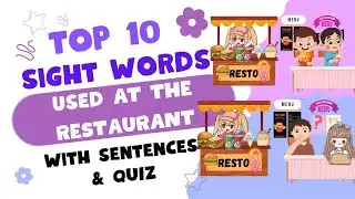 Top 10 Sight Words used at the Restaurant