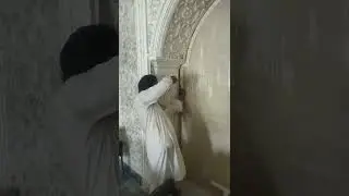 Plaster of Paris (POP) Curved Wall Frame Making