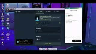 PengyOS User Guide: Switch background, Folder, Custom desktop, Web3 wallet connection 