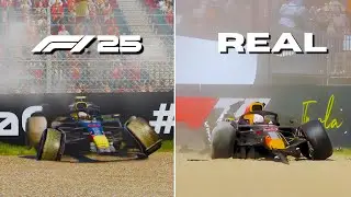 Recreating F1 2025 Crashes - F1 25