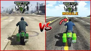 GTA 5 MOBILE VS GTA 5 ORIGINAL GRAPHICS AND GAMEPLAY COMPARISON