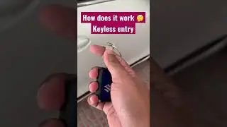How does keyless entry work? 