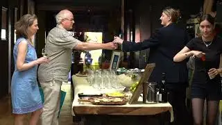Charity Event with art, drinks, snacks and speech sessions
