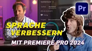 Sprache verbessern mit AI in Premiere Pro 2024 | Tutorials | Studio 1