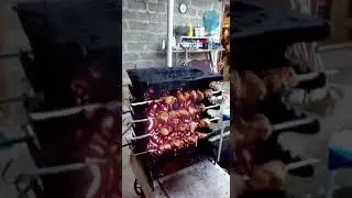 Вертикальный мангал