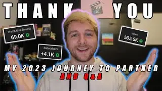 Thank You │ My road to YouTube Partner + Q&A