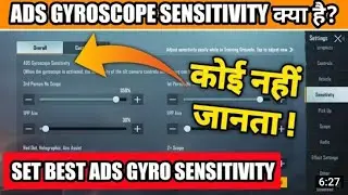 ADS Gyroscope sensitivity in PUBG Bgmi 🔥 ads Gyroscope 😮👍New Sensitivity Setting