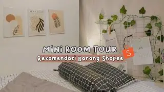 Room Tour Kamar Tersimple 🌻 (DIY & Shopee Haul)