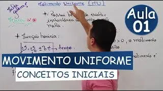 Class 01 - Uniform Motion - Initial Concepts