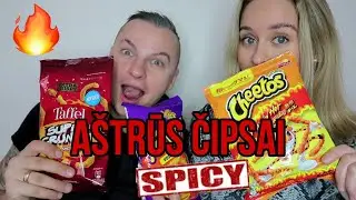AŠTRŪS ČIPSAI - skanaujam takis & cheetos & taffel