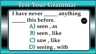 30 Grammar Test |  English Grammar Mixed Quiz | English All Tenses Mixed Quiz | No.1 Quality English