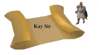 OSRS Anagram Clue | Kay Sir | Challenge Scroll Answer | Quick