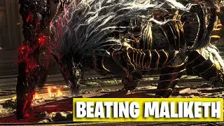 Defeating The BEST Boss In Elden Ring - Maliketh (Full FIght)