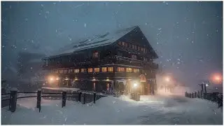 Wind Sounds for Sleeping┇Howling Wind & Blowing Snow┇Winter Storm, Blizzard & Icy Snowstorm Ambience