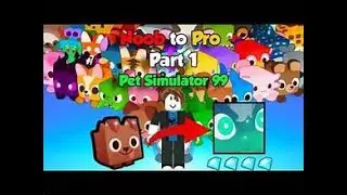 Noob to pro in pet simulator 99! Part 1.