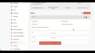 How to Delete Note on server through cloudpanzer website?