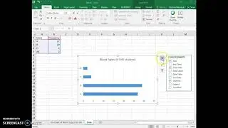 Add axis headings/titles in Excel to Bar Chart