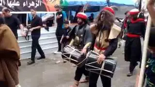 موكب تمثيل سبايا الإمام الحسين بعد يوم العاشر