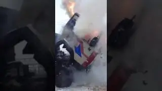 Горит камаз в Чистополе