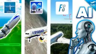 Can AI SAVE A CRASHING Plane? - TFS, RFS, Microsoft FS