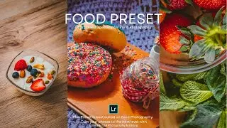 Food Preset - Food Photography | Free Lightroom Presets XMP & DNG | Lightroom Tutorial
