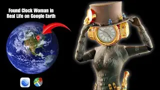 Found Clock Woman in Real Life on Google Earth! 