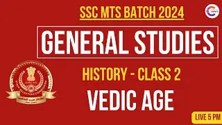 MTS BATCH 2024 - History 2 - Vedic Age - Complete Class with One liner PDF #ssctamil