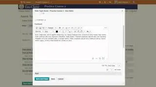Assessing discussions in D2L