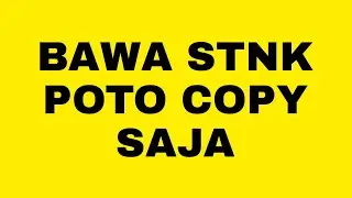 Just bring a photocopy of your STNK