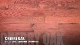 5" x 1/2" Engineered Oak Cherry Oak Hardwood Flooring
