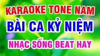 Karaoke Liên Khúc Trữ Tình Tone Nam | Bài Ca Kỷ Niệm | Hàn Mặc Tử