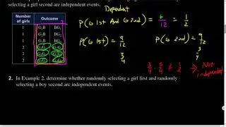 Alg2.10.02 Independent and Dependent Events P1