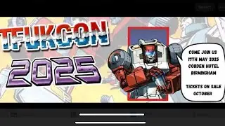 Huge TfUKcon news! New confirmed guest first UK transformers convention appearance!