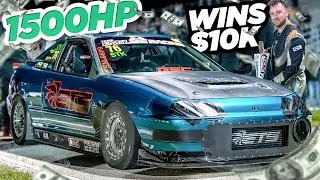 1500HP AWD Integra DOMINATES TX2K STICK SHIFT! (4cyl Underdog Wins $10,000)