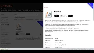 Plex: Filebot installed as a Docker container under Unraid to use anywhere.