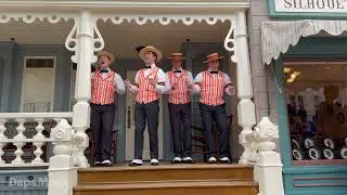Dapper Dans on Main Street, USA | Halloween Time at Disneyland 2024 4K