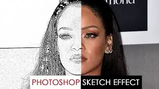 Adobe Photoshop Tutorial - Photoshop Sketch Effect